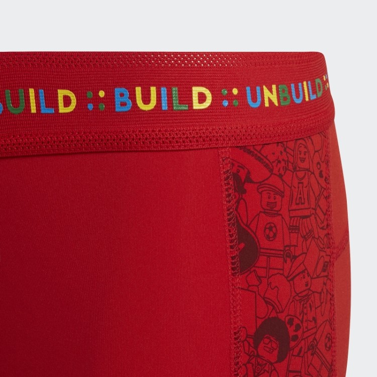 Adidas X Lego Play Meia Calça Vermelha