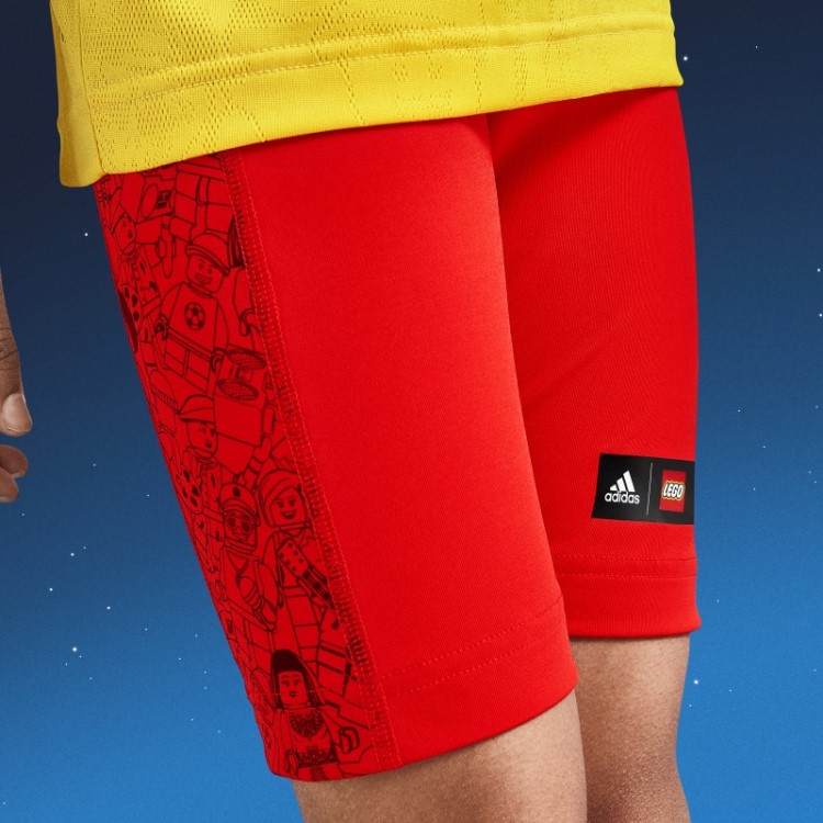 Adidas X Lego Play Meia Calça Vermelha