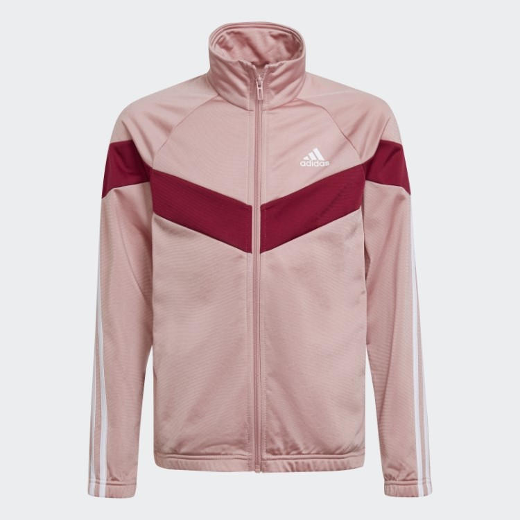 Agasalho De Treino De Poliéster Aeroready Colorblock Lilás Adidas