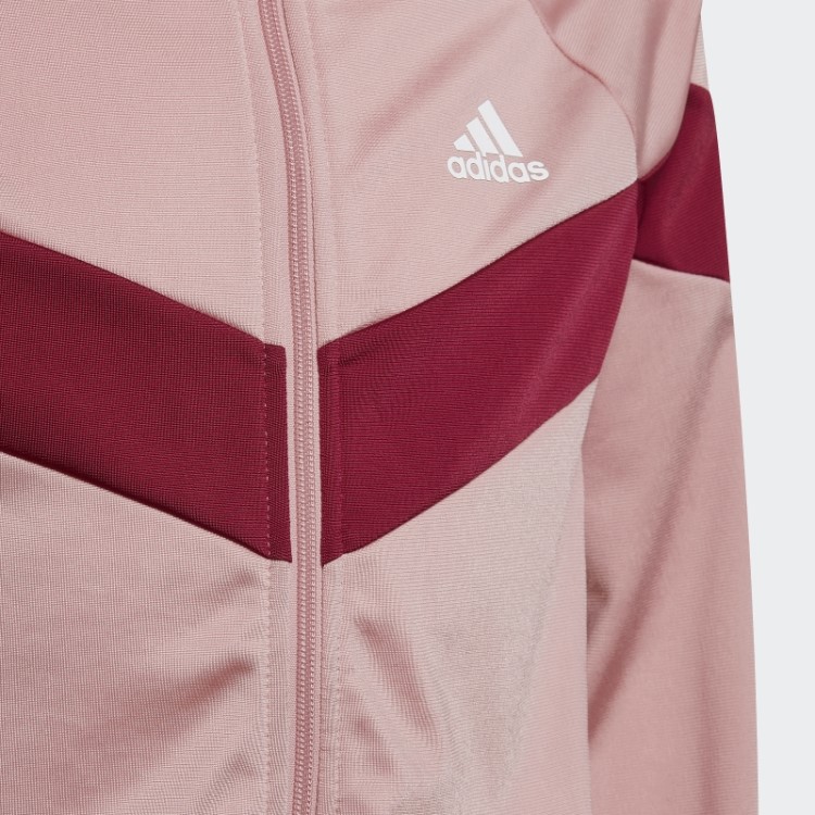 Agasalho De Treino De Poliéster Aeroready Colorblock Lilás Adidas