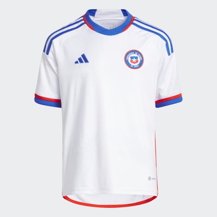 Chile 22 Away Jersey Adidas Branco