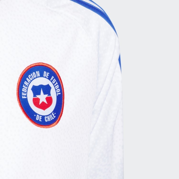 Chile 22 Away Jersey Adidas Branco