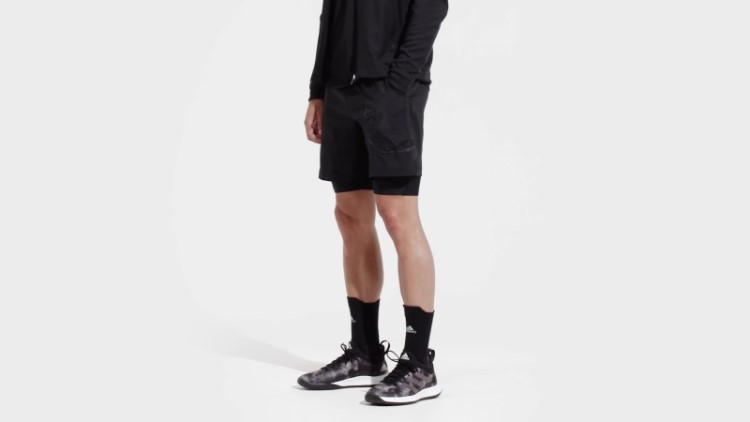 Shorts Tênis Us Series 2 Em 1 Adidas Preto
