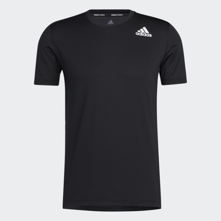 Camiseta Justa Preta Adidas Techfit