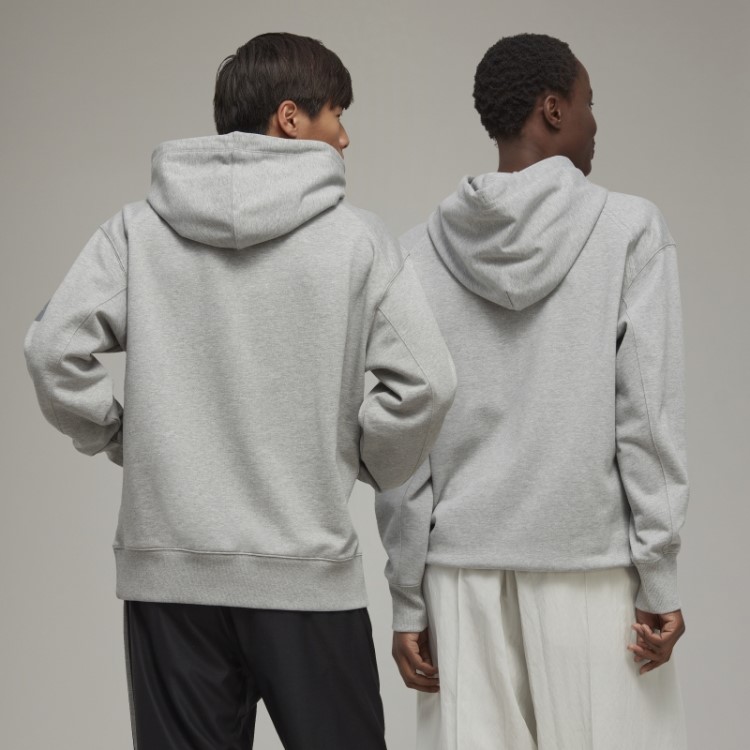 Moletom Com Capuz Felpudo De Algodão Orgânico Adidas Y-3 Quente