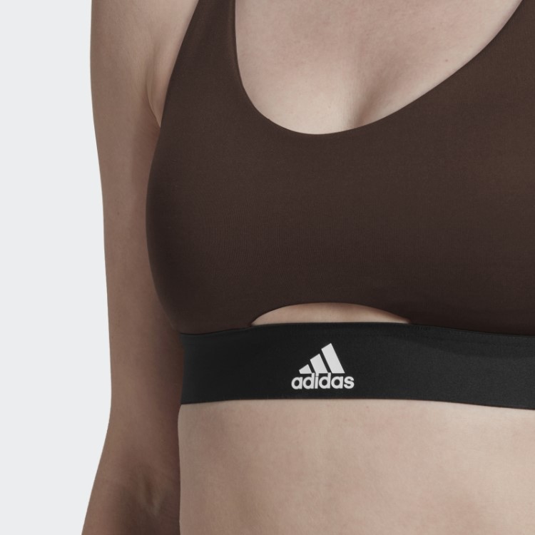 Adidas Powerreact Training Sutiã Hiperglam De Suporte Médio Marrom