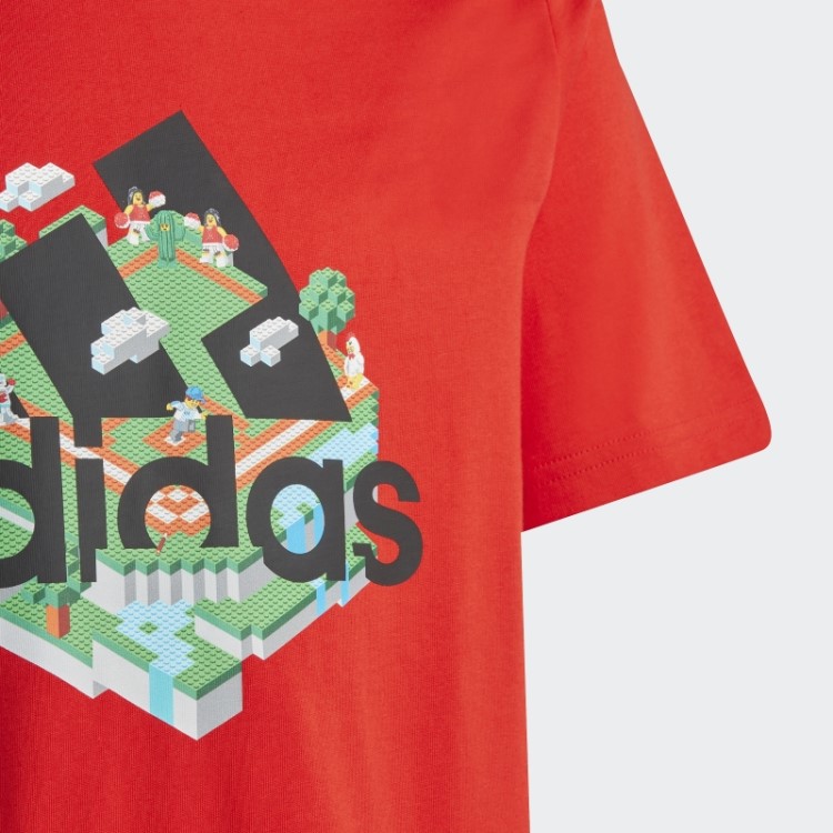 Camiseta Adidas X Lego Red Hot