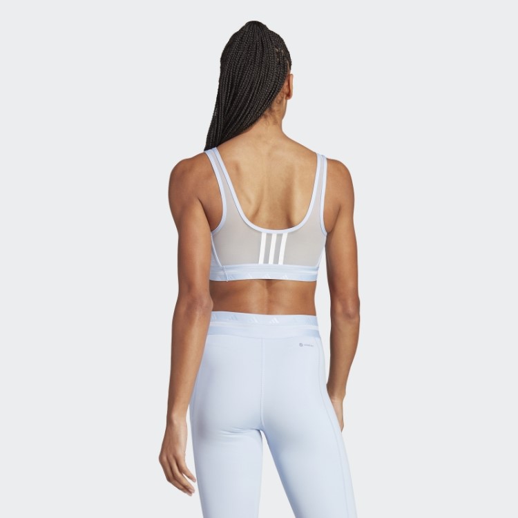 Sutiã Techfit Light Support Adidas Blue Dawn Aeroreact