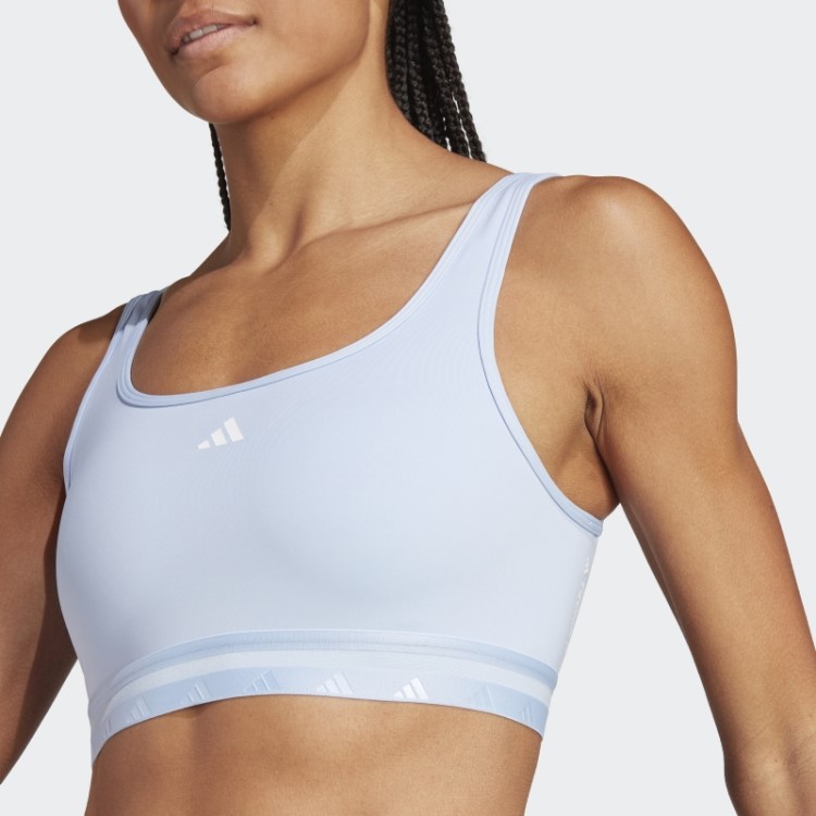Sutiã Techfit Light Support Adidas Blue Dawn Aeroreact