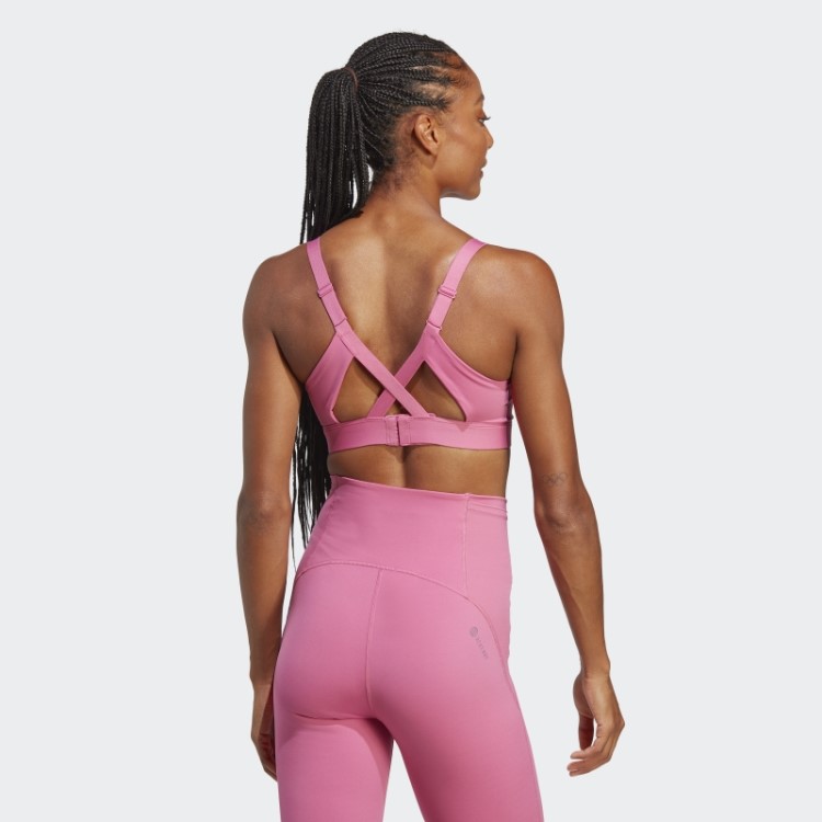 Sutiã De Alto Suporte Para Treinamento De Impacto Fúcsia Adidas Tlrd