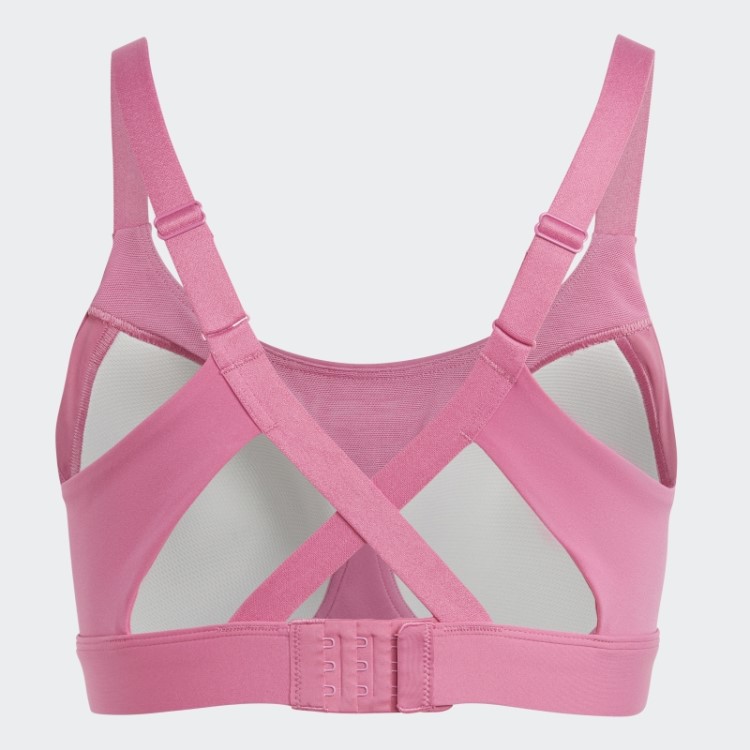 Sutiã De Alto Suporte Para Treinamento De Impacto Fúcsia Adidas Tlrd