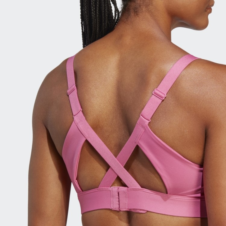 Sutiã De Alto Suporte Para Treinamento De Impacto Fúcsia Adidas Tlrd