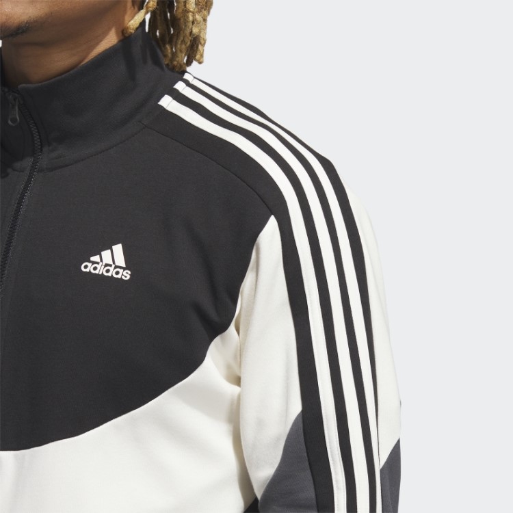 Adidas Agasalho Cinza Colorblock