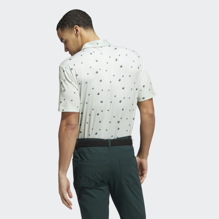 Camisa Polo Com Estampa Allover Verde Ultimate365 Adidas