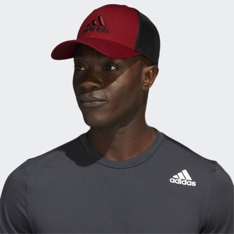 Boné Snapback Em Malha Estruturada Vermelho Vitória Adidas