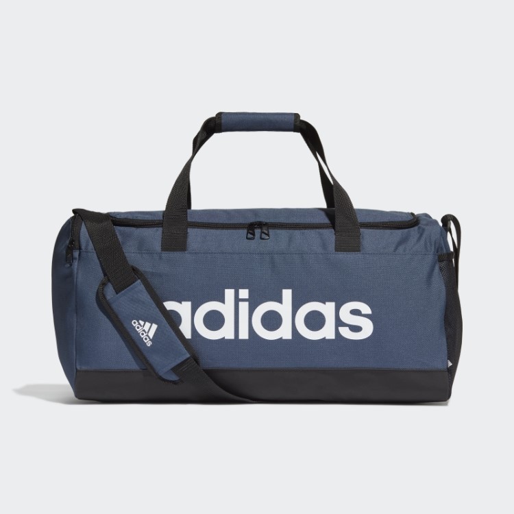 Bolsa Esportiva Com Logo Essencial Adidas Azul Marinho