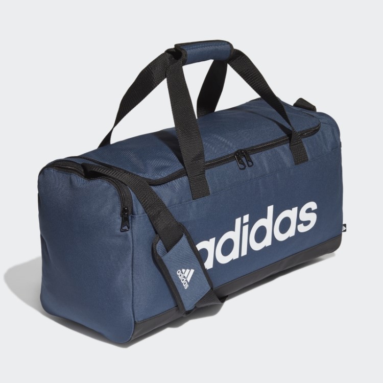 Bolsa Esportiva Com Logo Essencial Adidas Azul Marinho