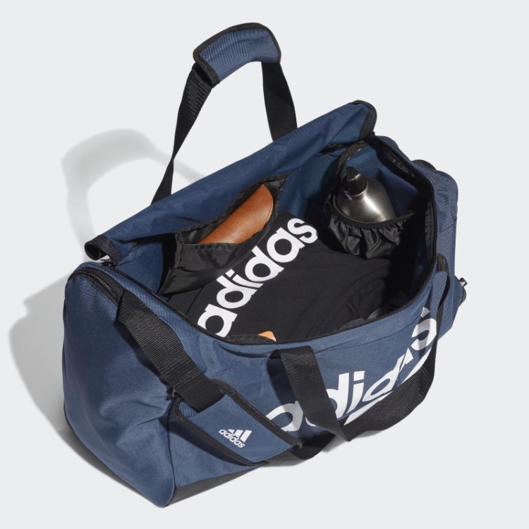 Bolsa Esportiva Com Logo Essencial Adidas Azul Marinho
