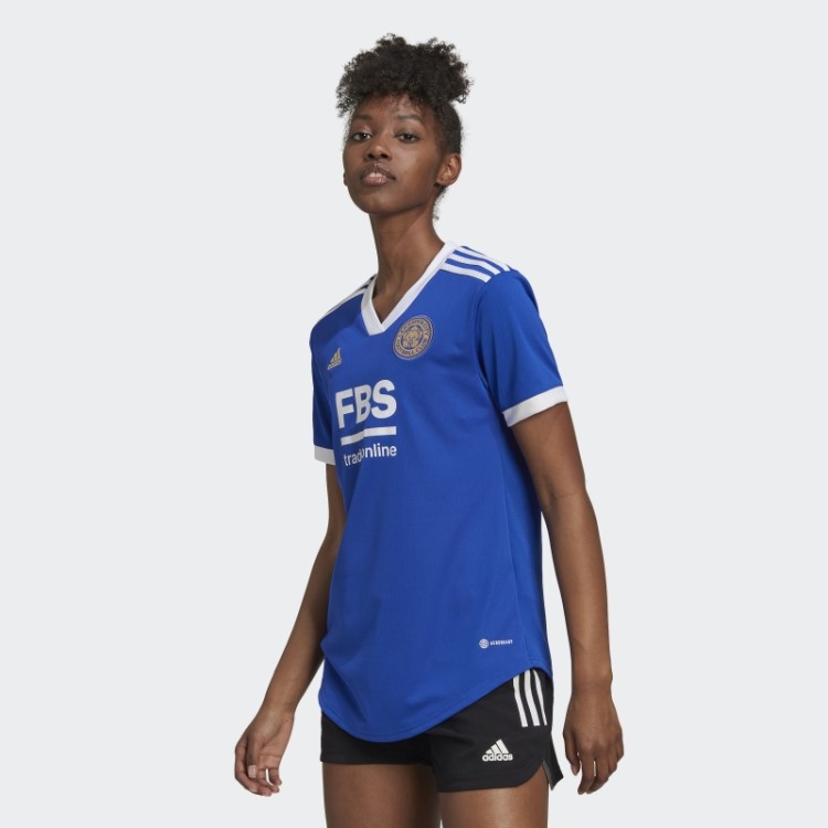 Negrito Azul Leicester City Fc 22/23 Camisa Casa Adidas