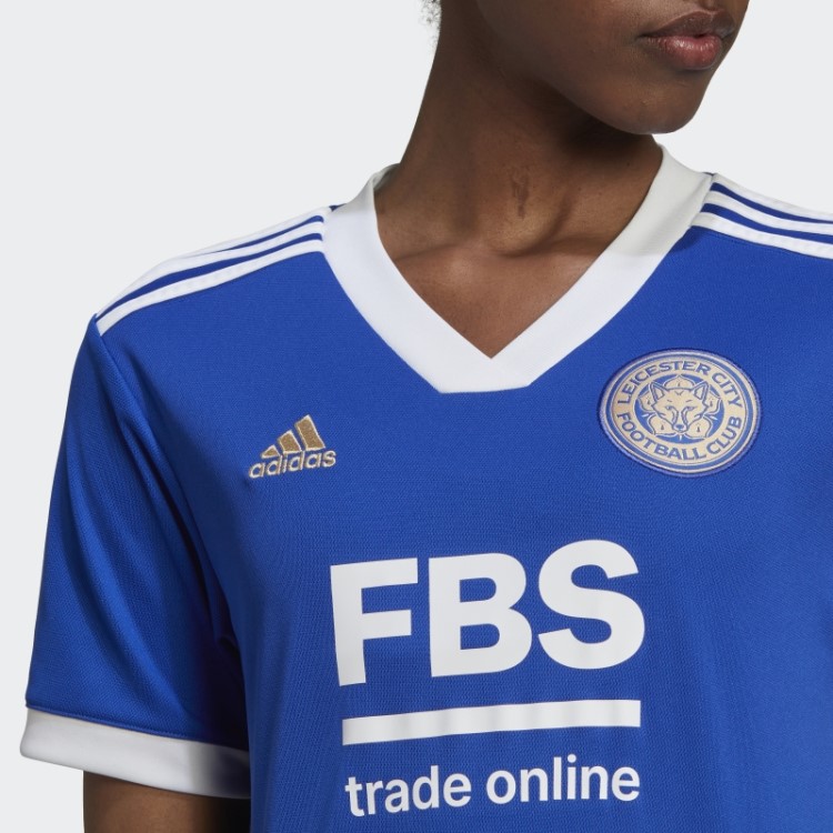 Negrito Azul Leicester City Fc 22/23 Camisa Casa Adidas