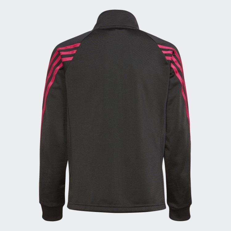 Fato De Treino Regular Com As 3 Riscas De Poliéster Da Equipa Preto Adidas