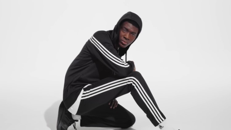 Fato De Treino Adidas Com As 3 Riscas Preto
