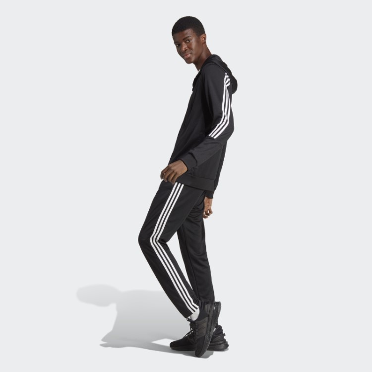 Fato De Treino Adidas Com As 3 Riscas Preto