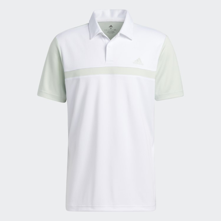Camisa Polo Adidas Colorblock Verde