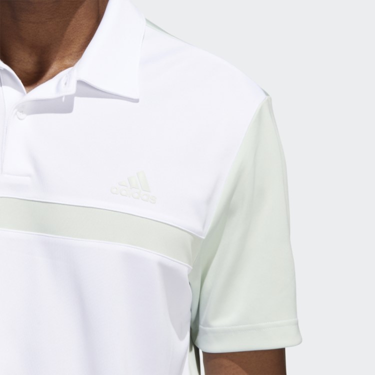 Camisa Polo Adidas Colorblock Verde