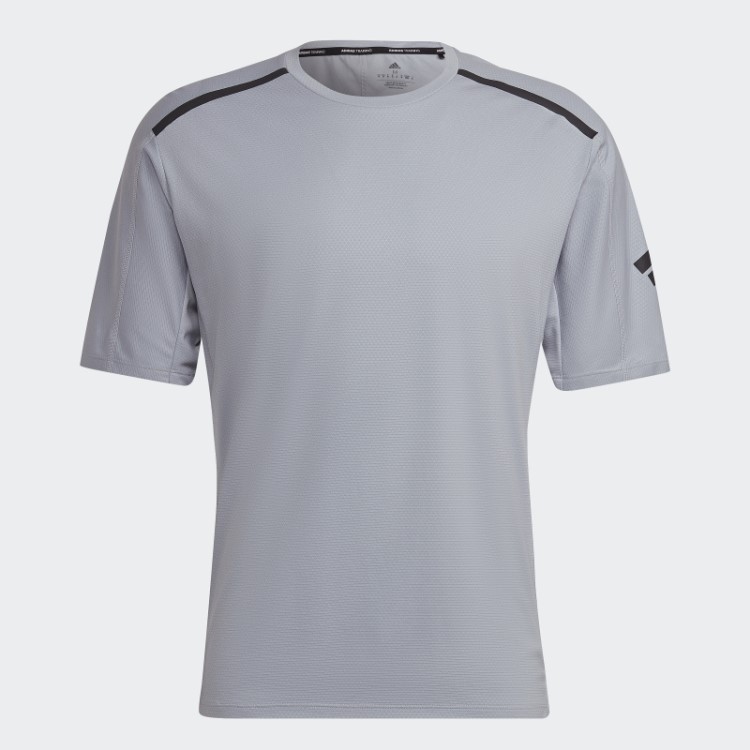 Camiseta De Treino Revestida Em Pu Adidas Prata