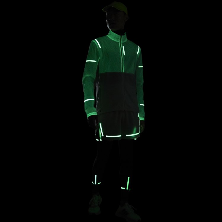 Adidas X-city Reflect At Night Jaqueta De Corrida Branca
