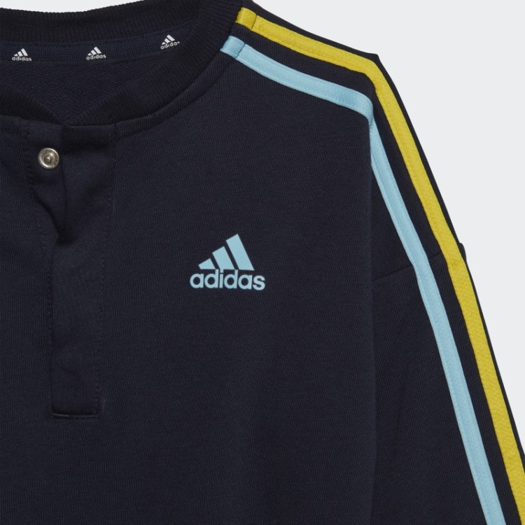 Body Adidas Essentials Ink Com As Três Listras French Terry