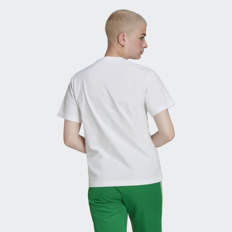 Camiseta Bordada Adidas Branca