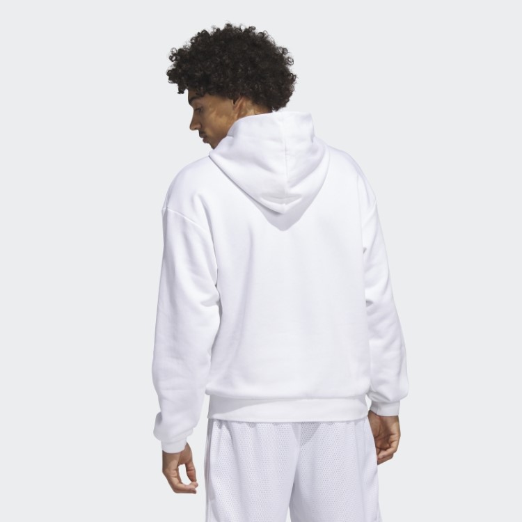 Adidas Dame Pg Moletom Com Capuz Branco