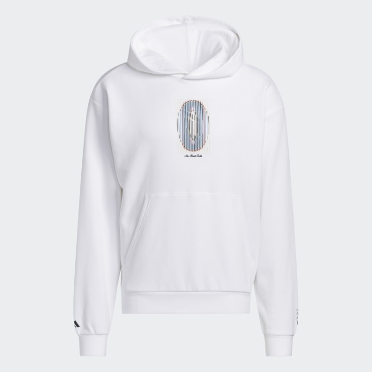 Adidas Dame Pg Moletom Com Capuz Branco