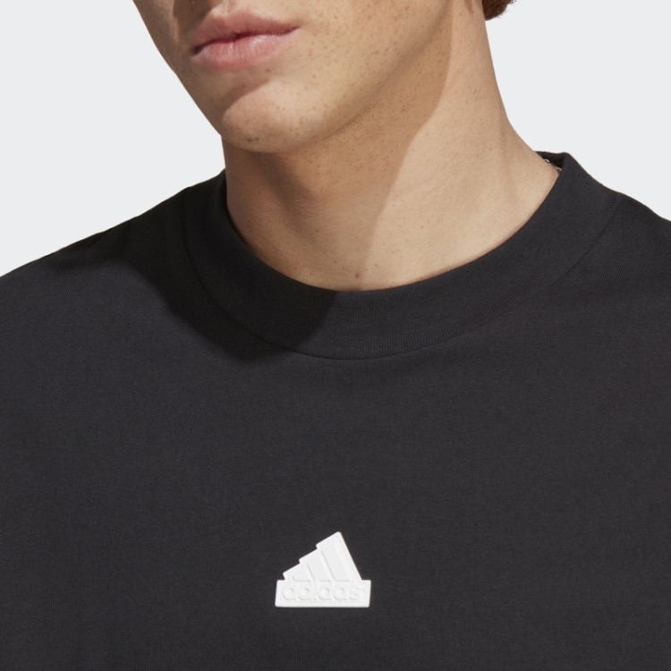 Future Icons Camiseta Com As Três Listras Preta Adidas