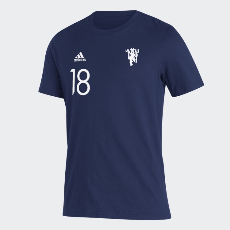 Camiseta Adidas Navy Manchester United Jogador