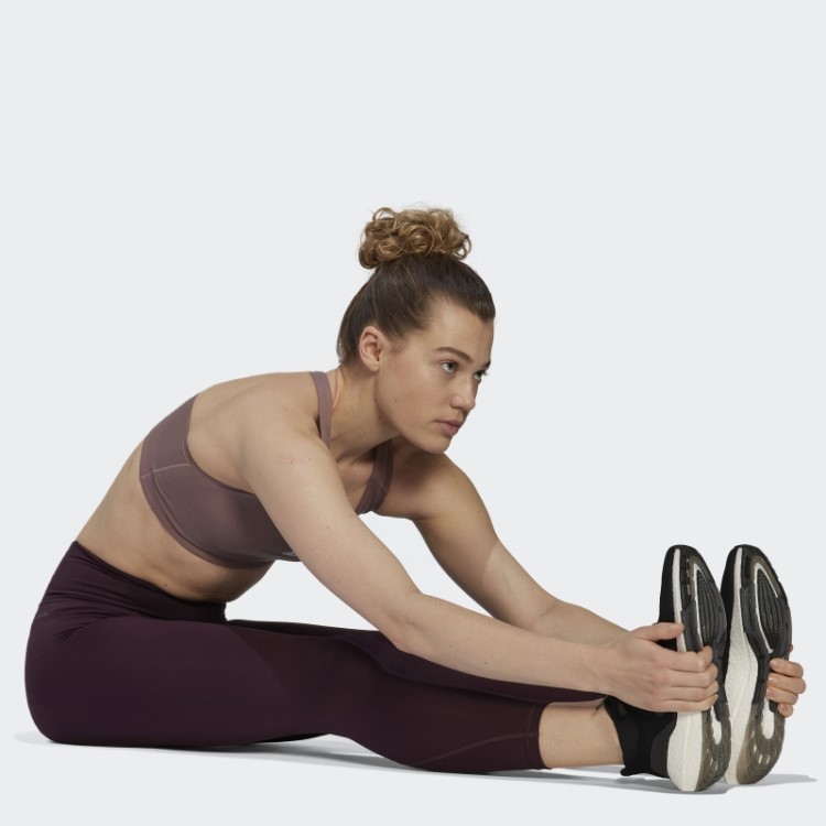 Legging Marrom Adidas Optime Training 7/8