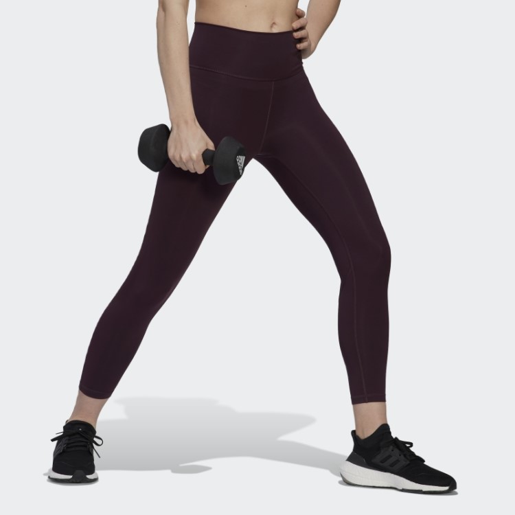 Legging Adidas Maroon Optime Training 7/8