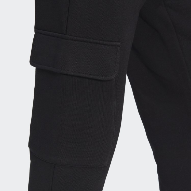 Calça Cargo Adidas Preta Trefoil Essentials