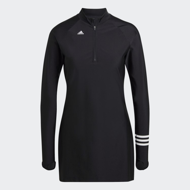 Top De Natação Preto Manga Longa Adidas