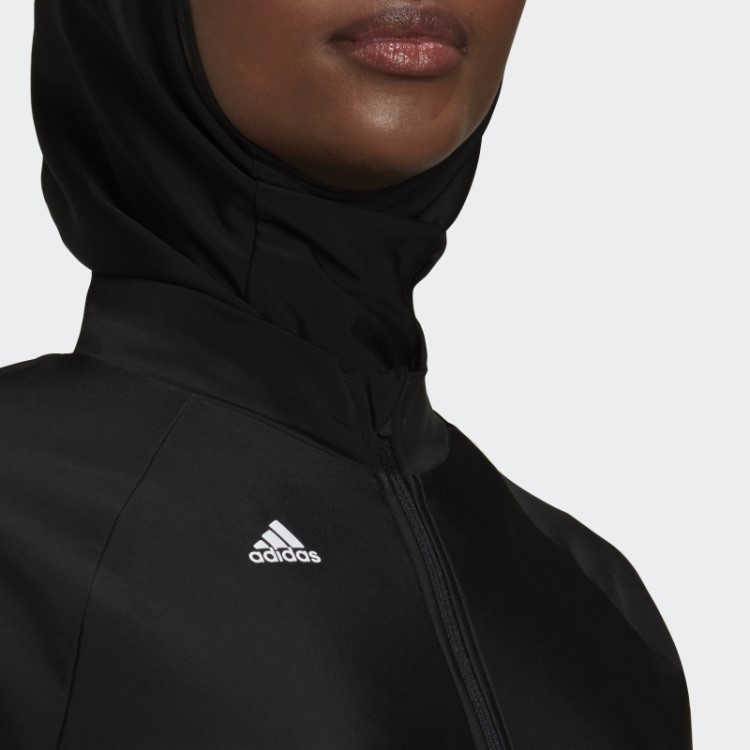 Top De Natação Preto Manga Longa Adidas