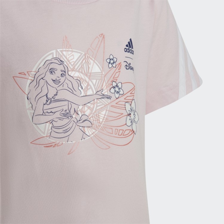 Camiseta Disney Moana Rosa Adidas