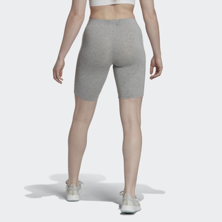 Calção De Ciclismo Com As 3 Riscas Essentials Cinzento Médio Adidas