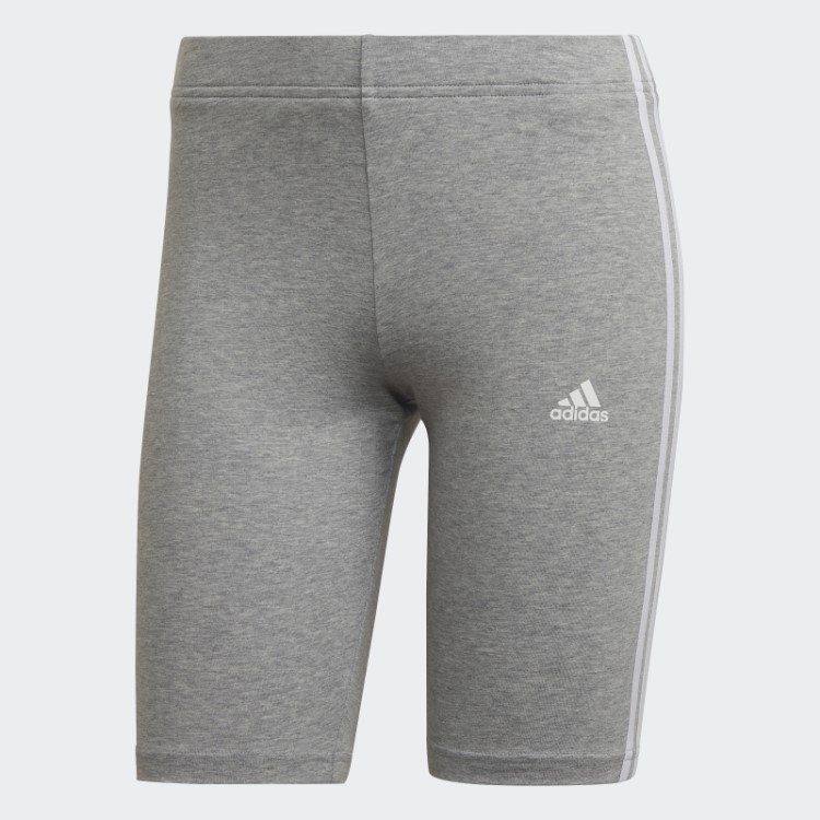 Calção De Ciclismo Com As 3 Riscas Essentials Cinzento Médio Adidas