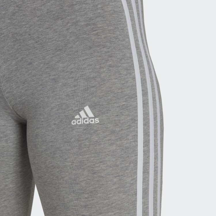 Calção De Ciclismo Com As 3 Riscas Essentials Cinzento Médio Adidas