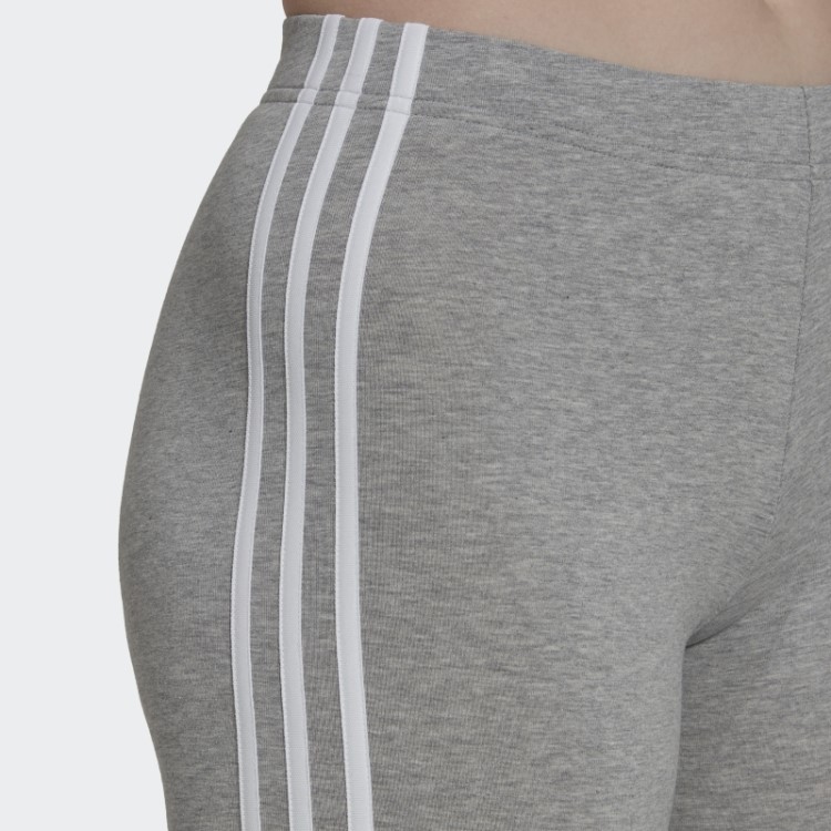 Calção De Ciclismo Com As 3 Riscas Essentials Cinzento Médio Adidas