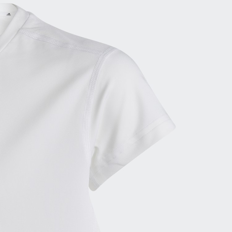 Aeroready T-shirt Com As 3 Riscas Branca Adidas