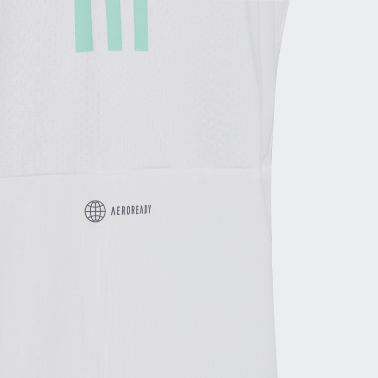 Aeroready T-shirt Com As 3 Riscas Branca Adidas
