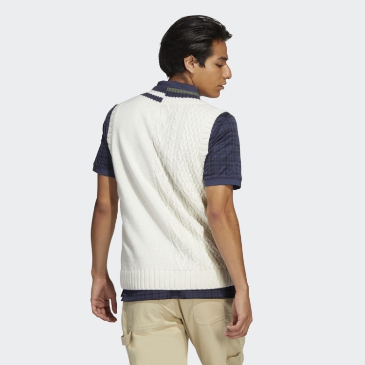 Suéter Branco Adicross Colete Adidas